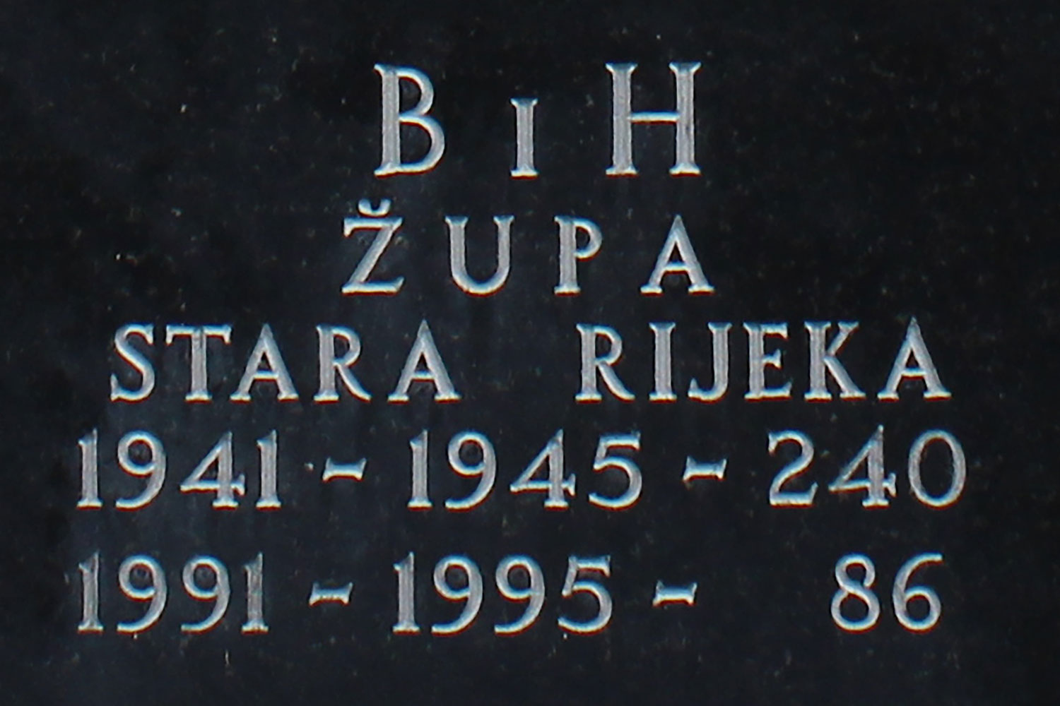 bih zupa stara rijeka 1941 1945 240 1991 1995 86 bih