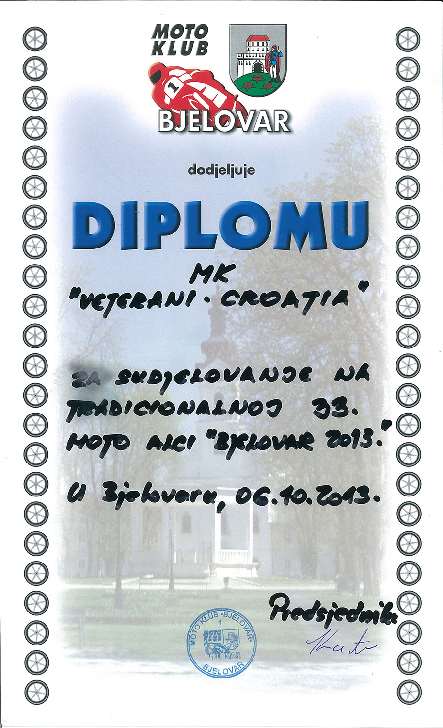 2013 10 06 mk bjelovar