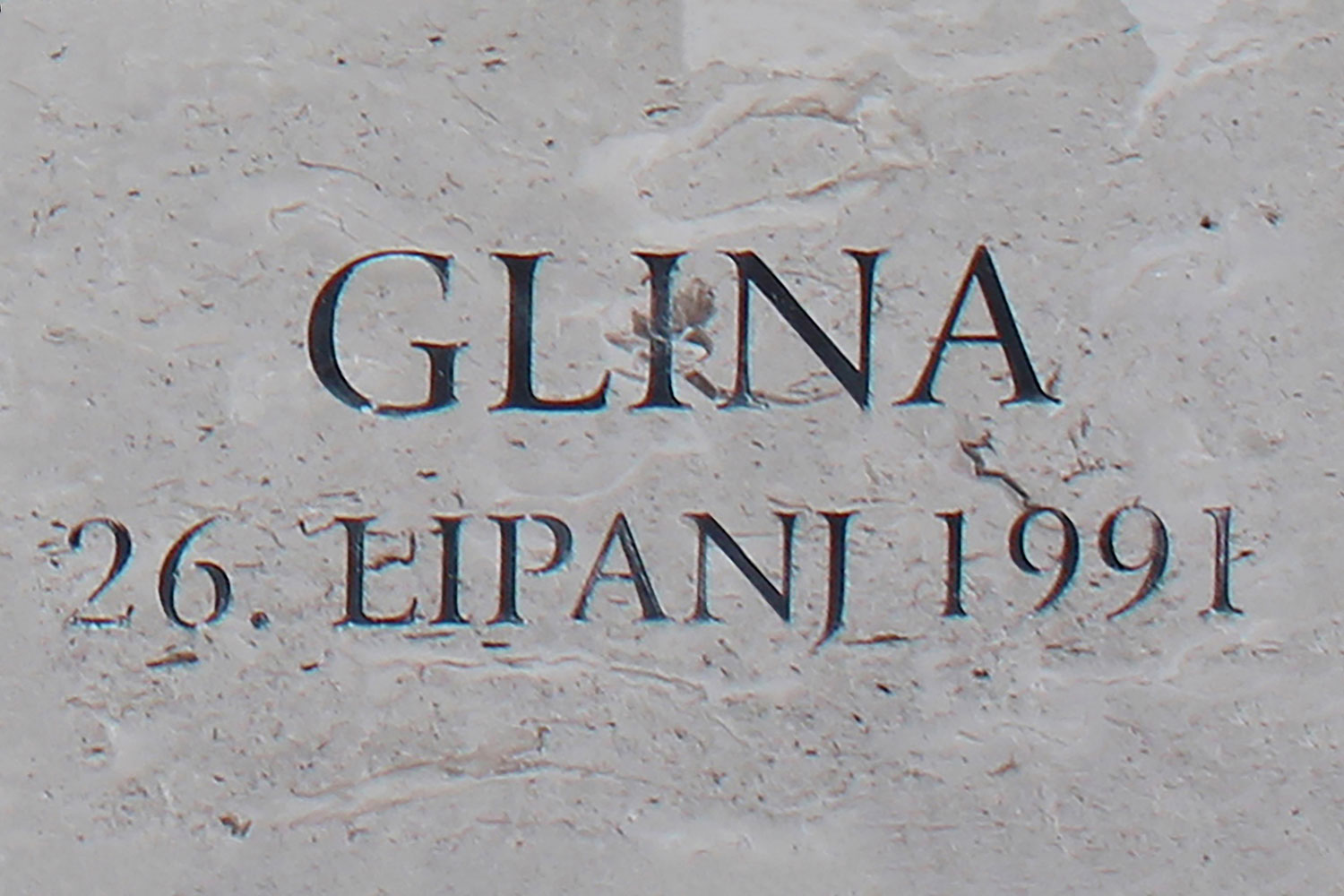 glina 26 lipnj 1991