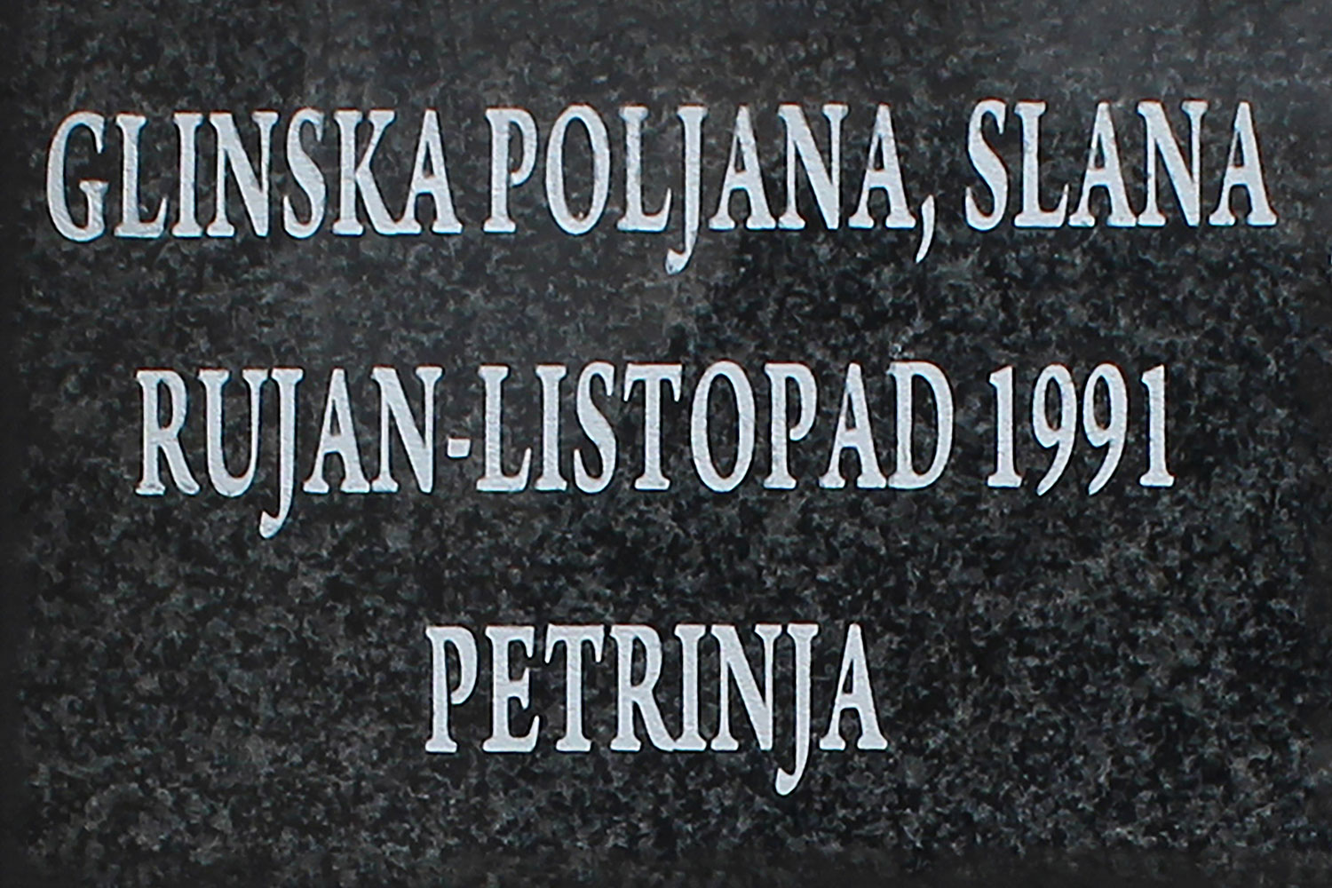 glinska poljana slana rujan listopad 1991 petrinja