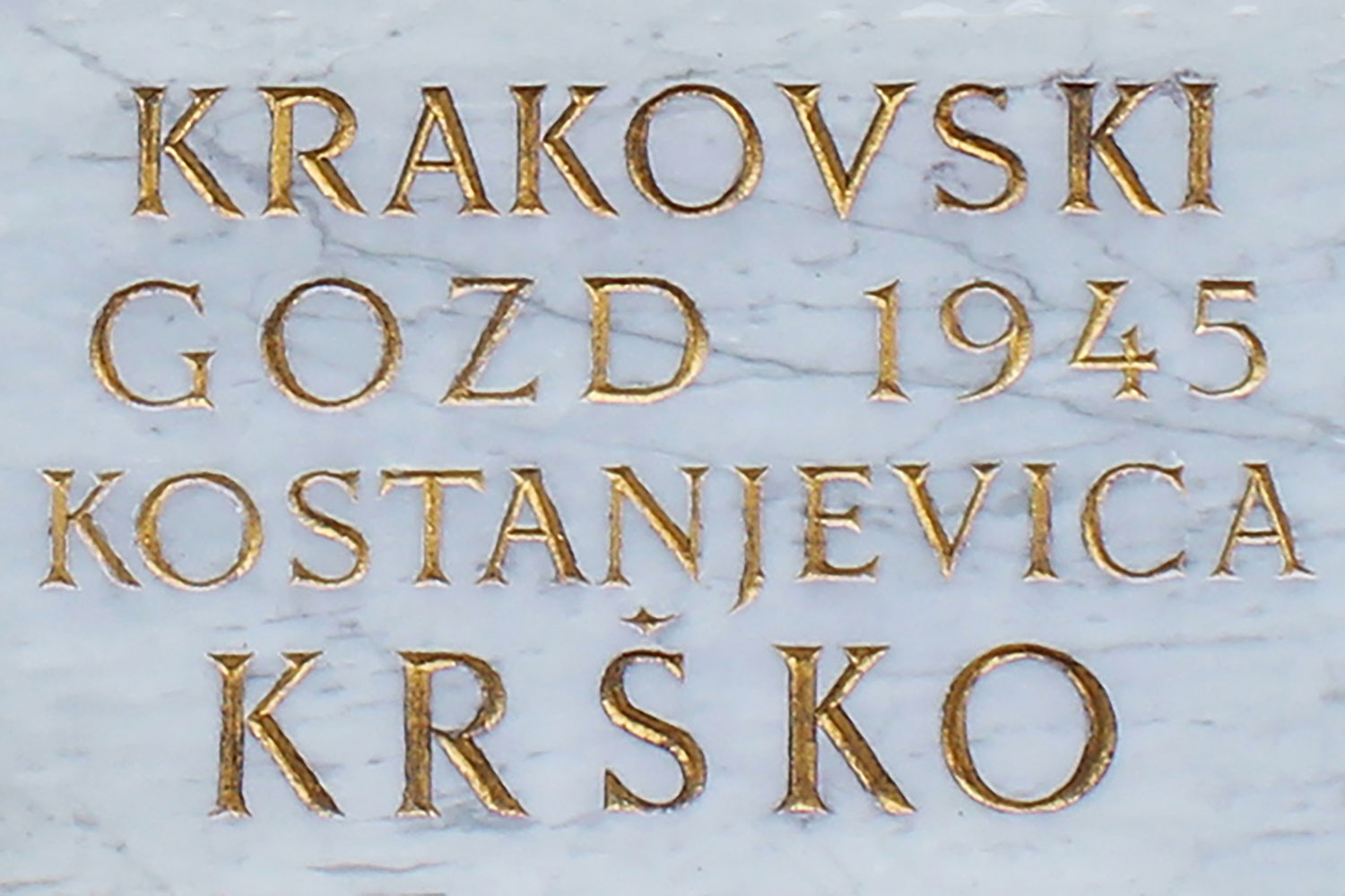 krakovski gvozd 1945 kostanjevica krsko slovenija