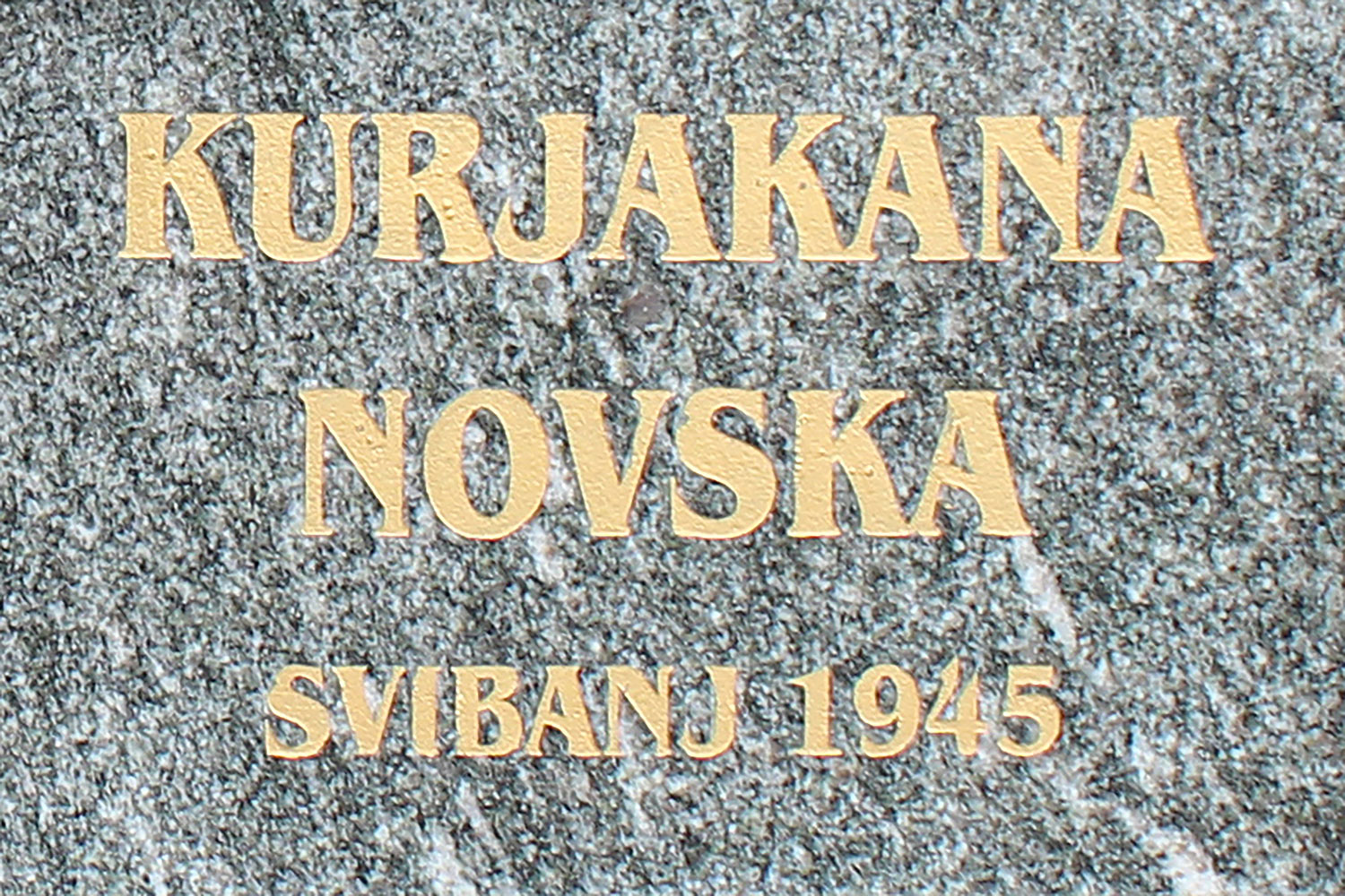 kurjakana novska svibanj 1945