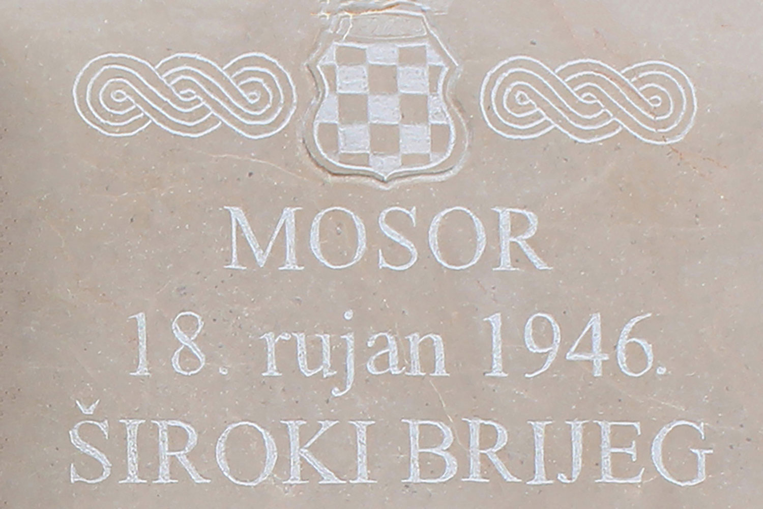 mosor 18 rujan 1946 siroki brijeg bih