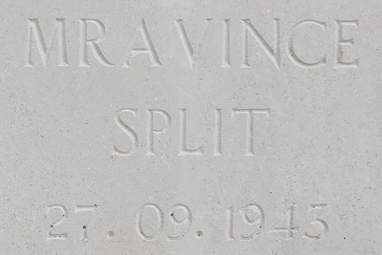 mravince split 27 09 1943