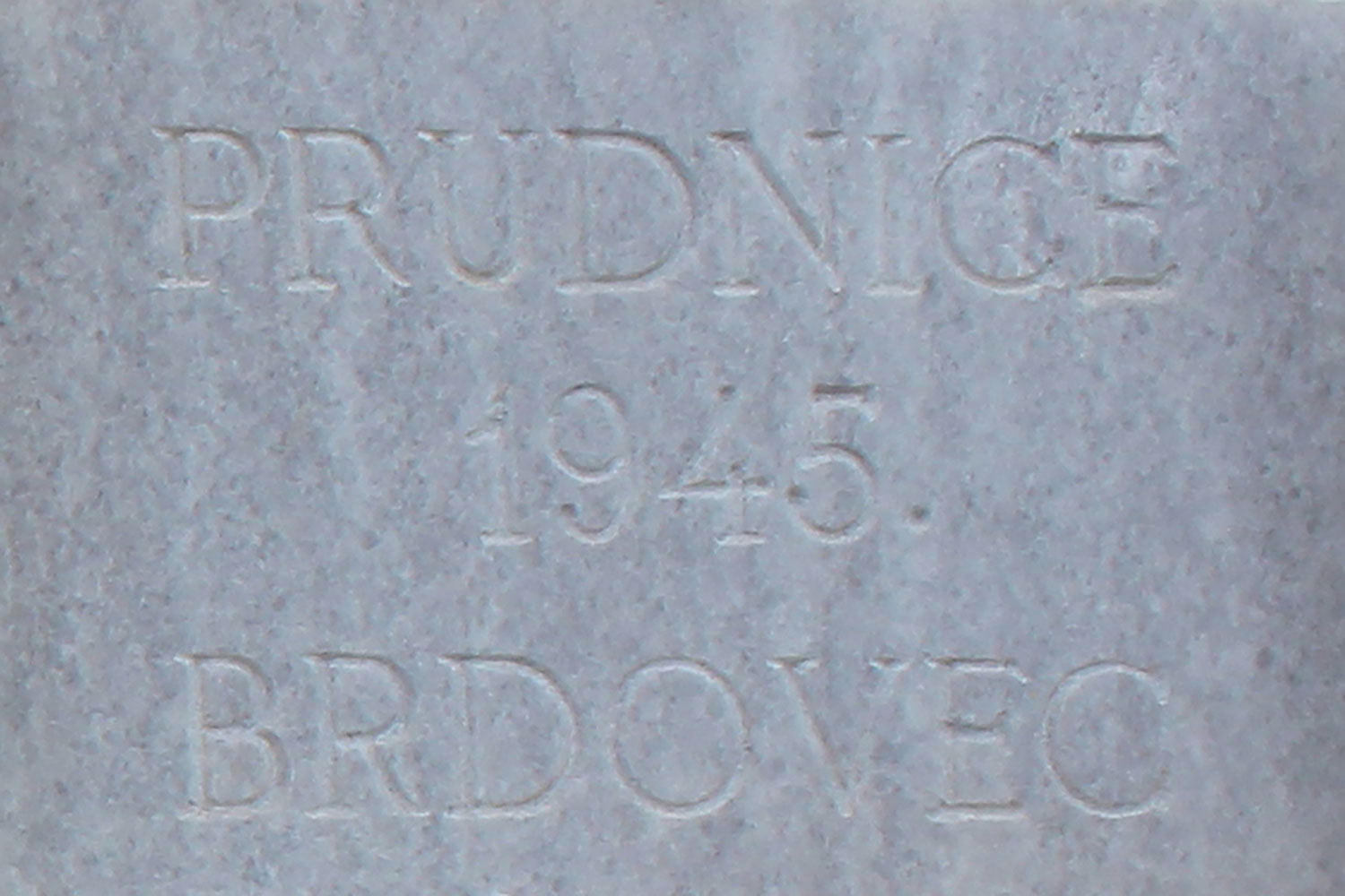 prudnice 1945 brdovec