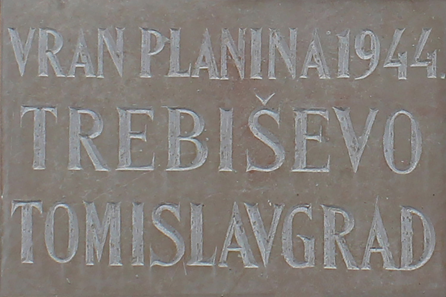 vran planina 1944 trebisevo tomislavgrad bih