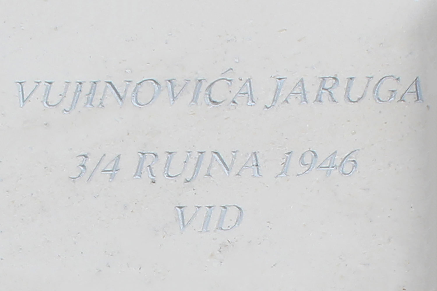 vujinovica jaruga 3 4 rujna 1946 vid