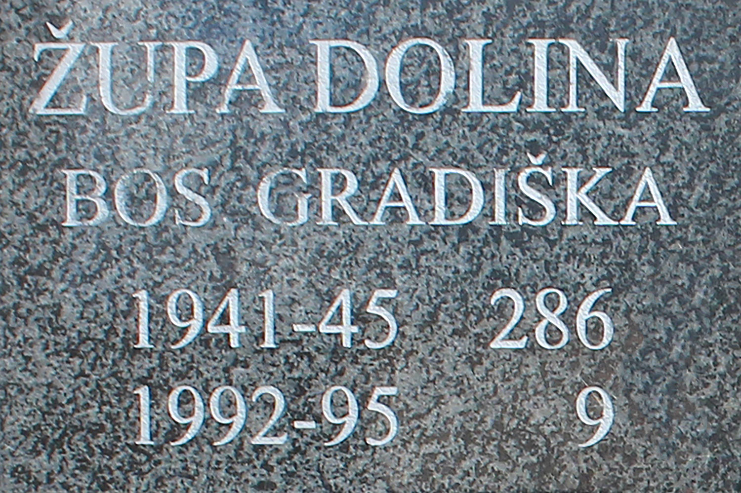 zupa dolina bos gradiska 1945 45 286 1992 95 9