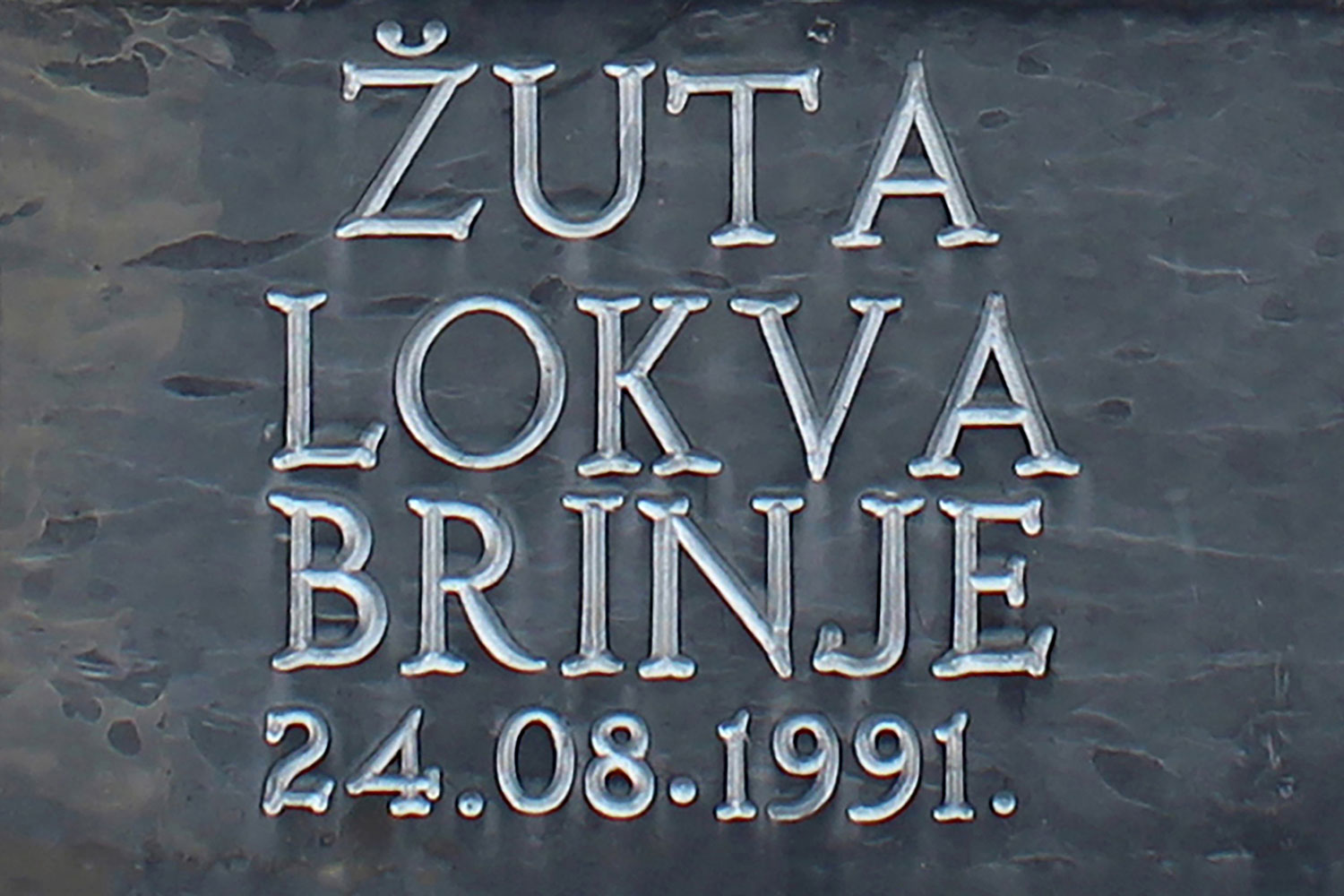 zuta lokva brinje 24 08 1991