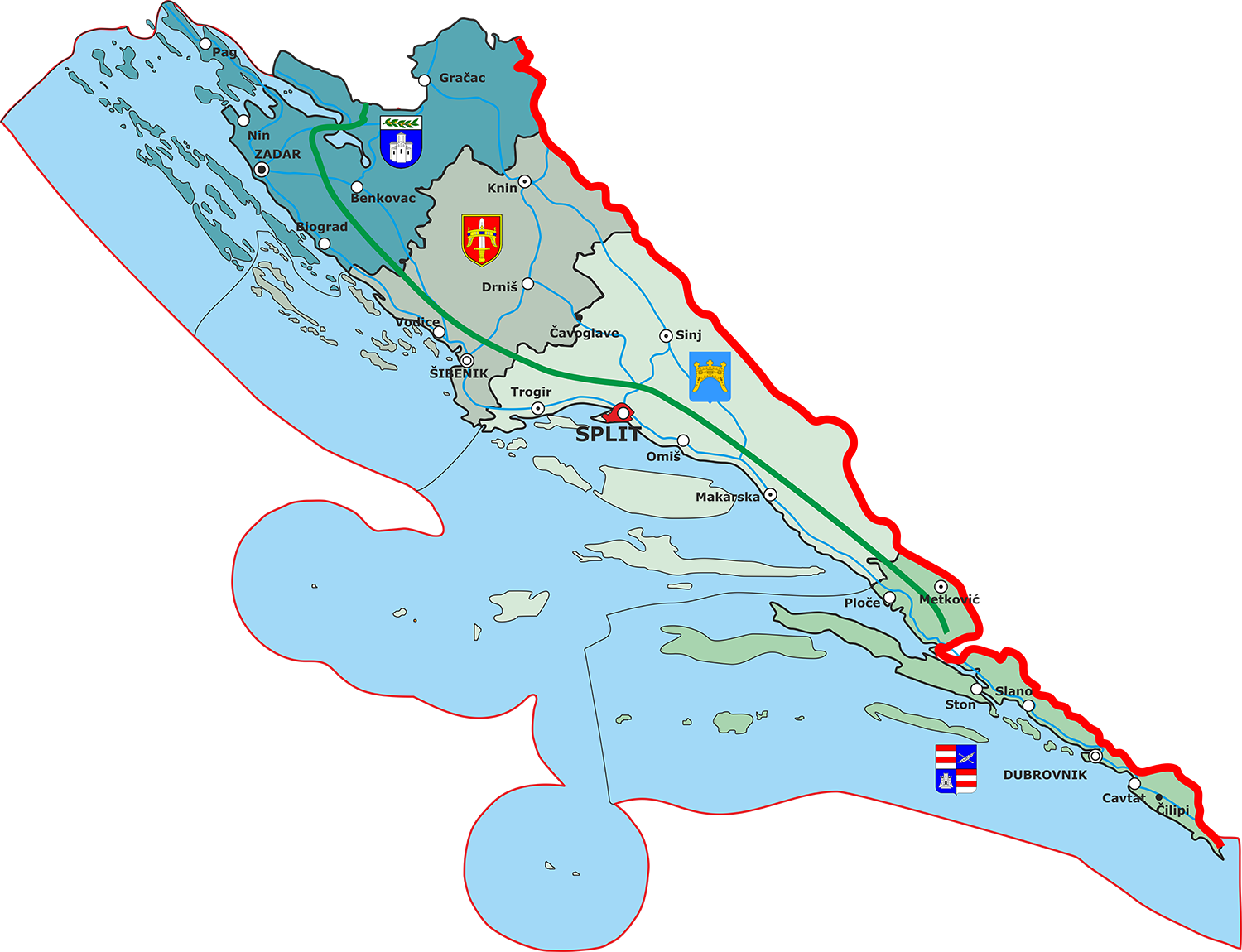logo područja 4 juzne hrvatske