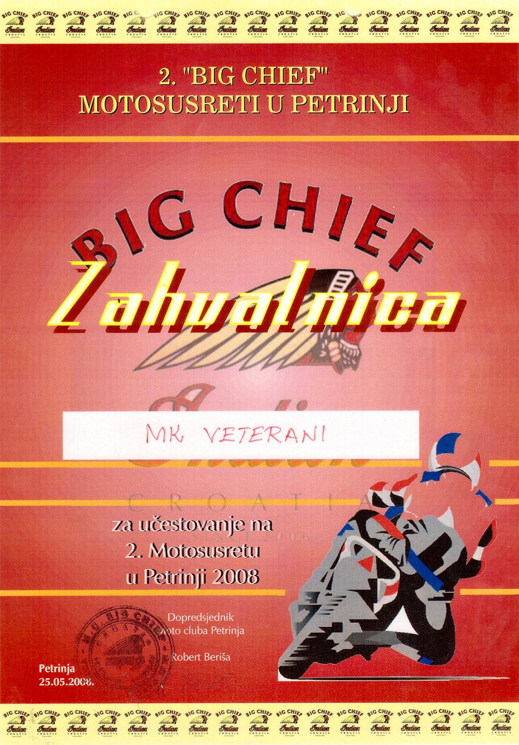2008 05 25 mk big chief petrinja