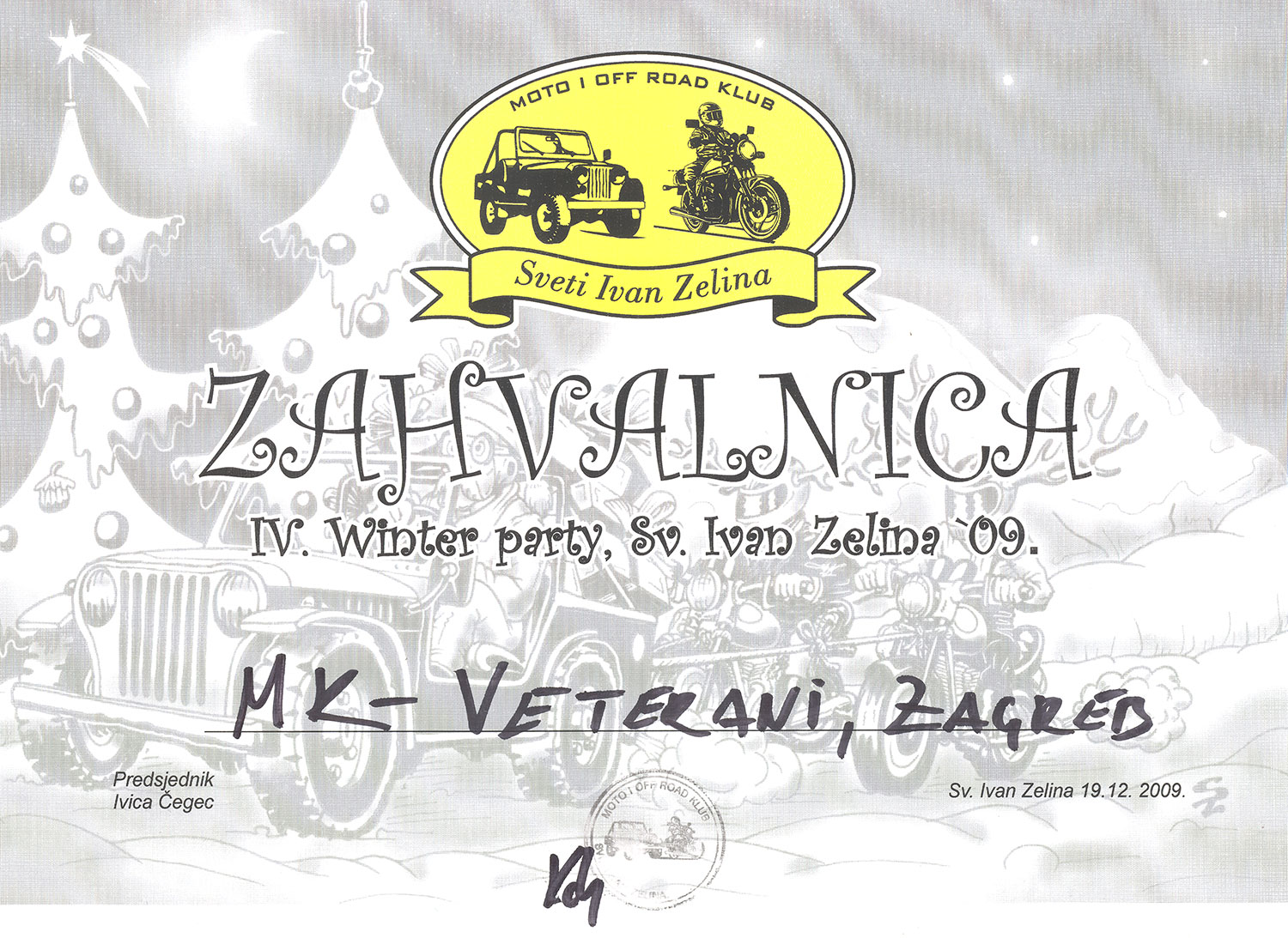 2009 12 19 moto i off road klub sveti ivan zelina